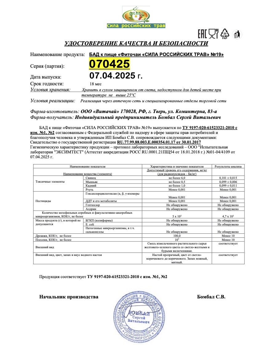 Паспорт №042025